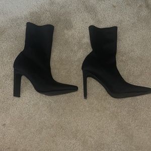 Black heels. Spandex. Size 11
